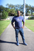 Run It By God Navy Unisex